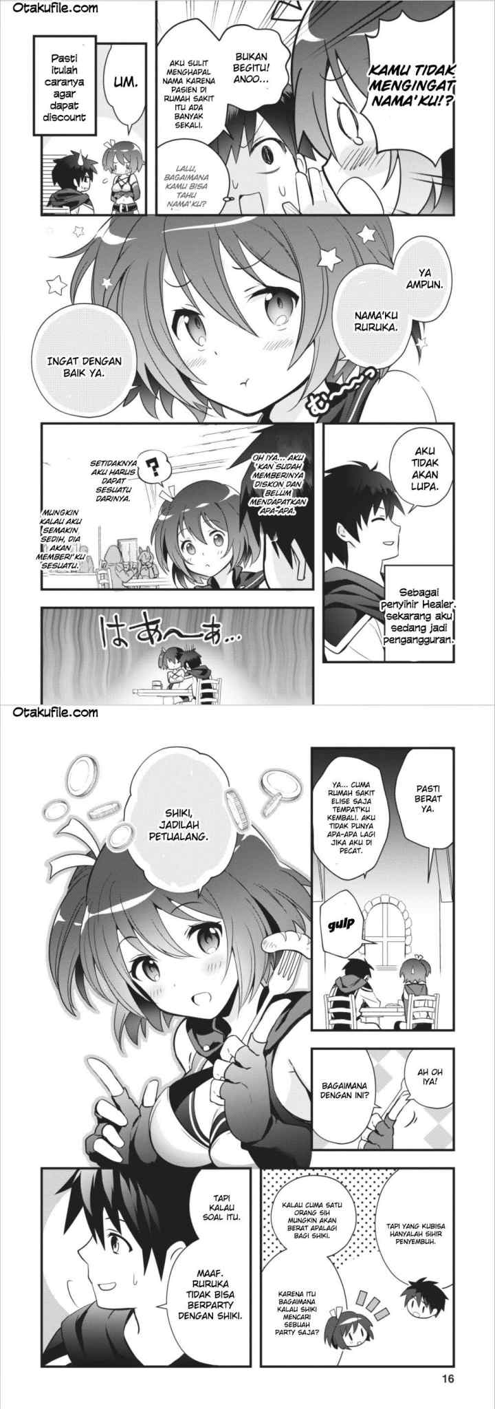 Isekai no Meikyuu Toshi de Chiyu Mahoutsukai Yattemasu chapter 1 halaman 8