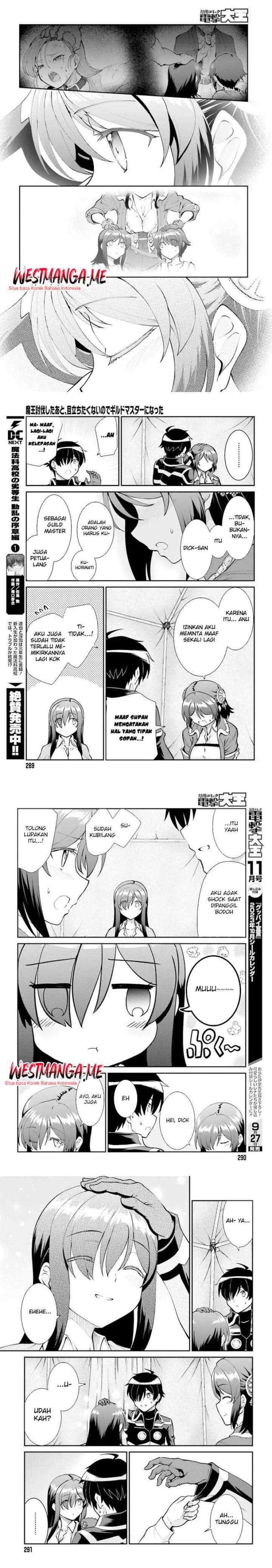 Maou Toubatsu Shita Ato, Medachitakunai node Guild Master ni Natta chapter 46 halaman 7