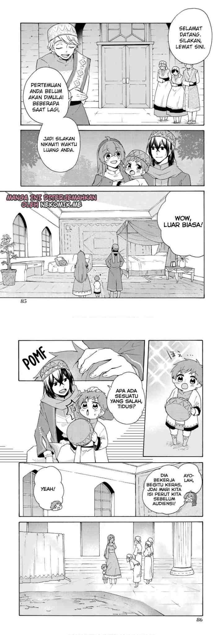 Tada Shiawasena Isekai Kazoku Seikatsu chapter 17 halaman 4