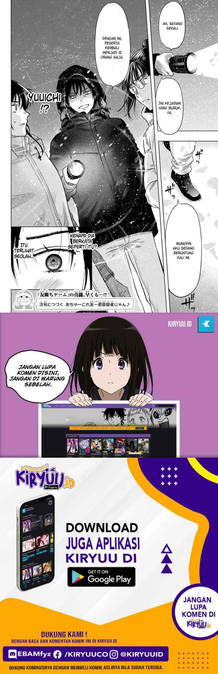 Tomodachi Game chapter 89 halaman 14