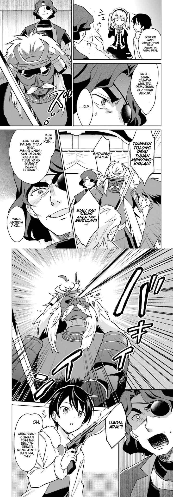Isekai wa Smartphone to Tomo ni chapter 27 halaman 9