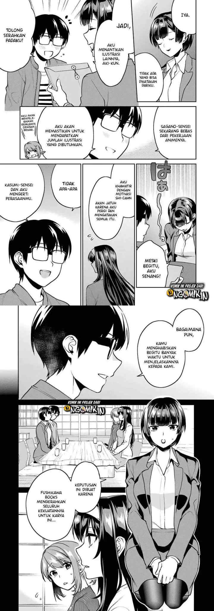 Saenai Heroine no Sodatekata: Koisuru Metronome chapter 46 halaman 4