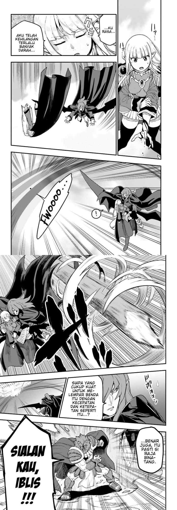 Konjiki no Moji Tsukai: Yuusha Yonin ni Makikomareta Unique Cheat chapter 34 halaman 7
