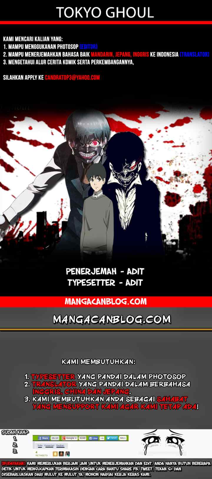 Tokyo Ghoul re chapter 10 halaman 11