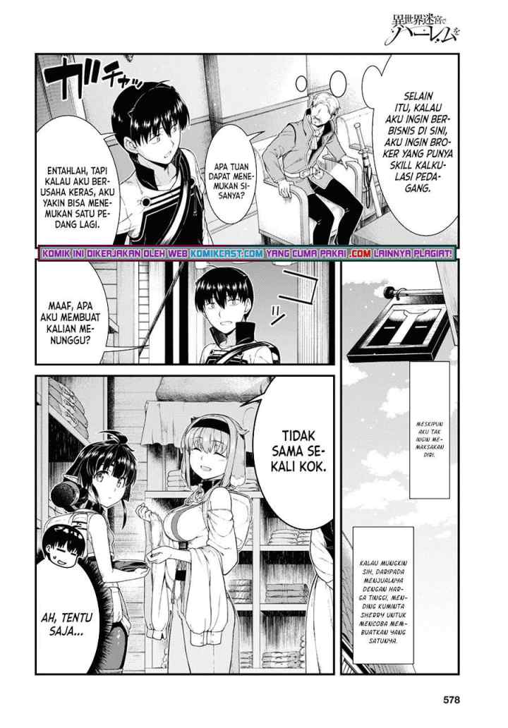 Isekai Meikyuu de Harem wo chapter 52 halaman 12