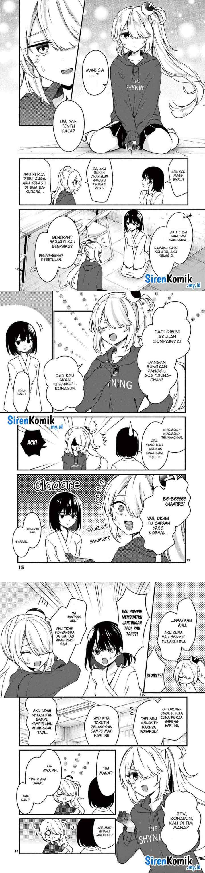 Shiotaiou no Sato-san ga Ore ni dake Amai chapter 40 halaman 5