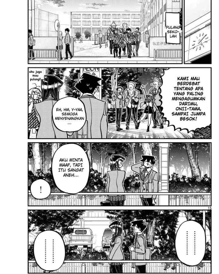 Komi-san wa Komyushou Desu chapter 349 halaman 15