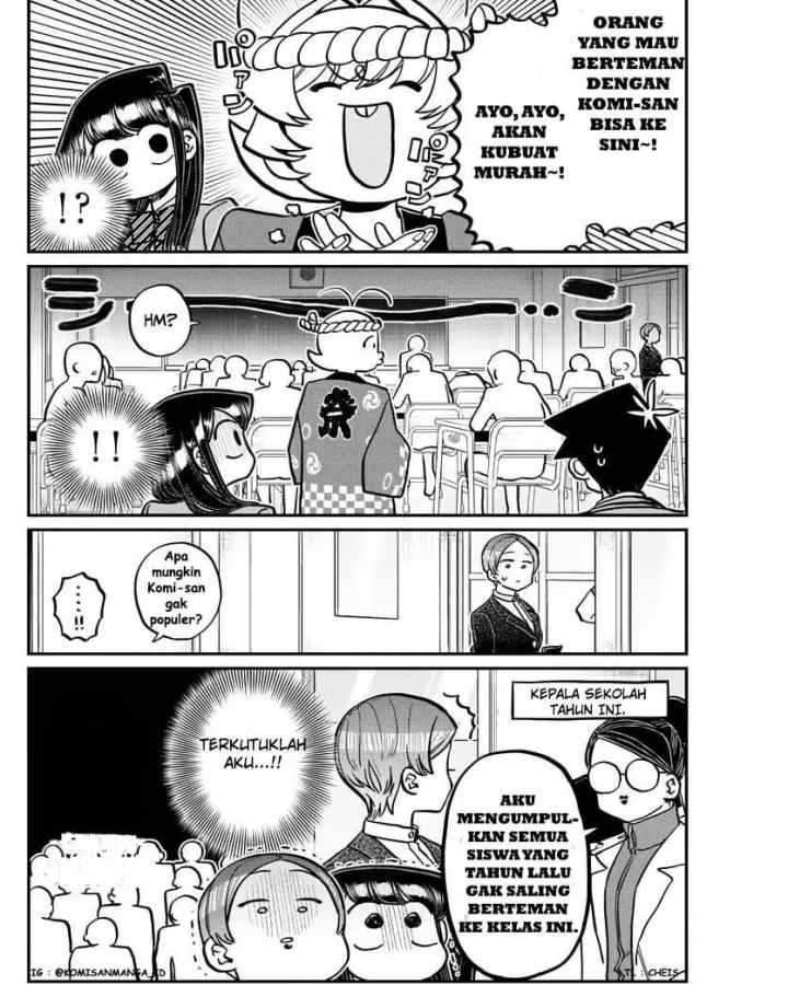 Komi-san wa Komyushou Desu chapter 325 halaman 18