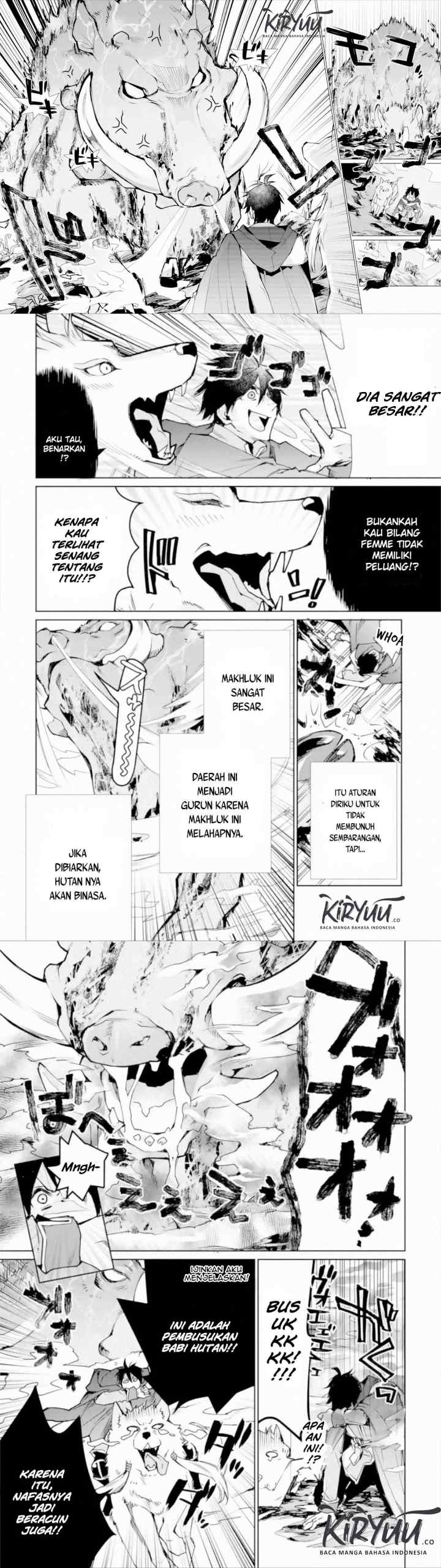 Saikyou no Madoshi. Hisa ni Ya wo Ukete Shimatta no de Inaka no Eihei ni Naru chapter 3 halaman 9
