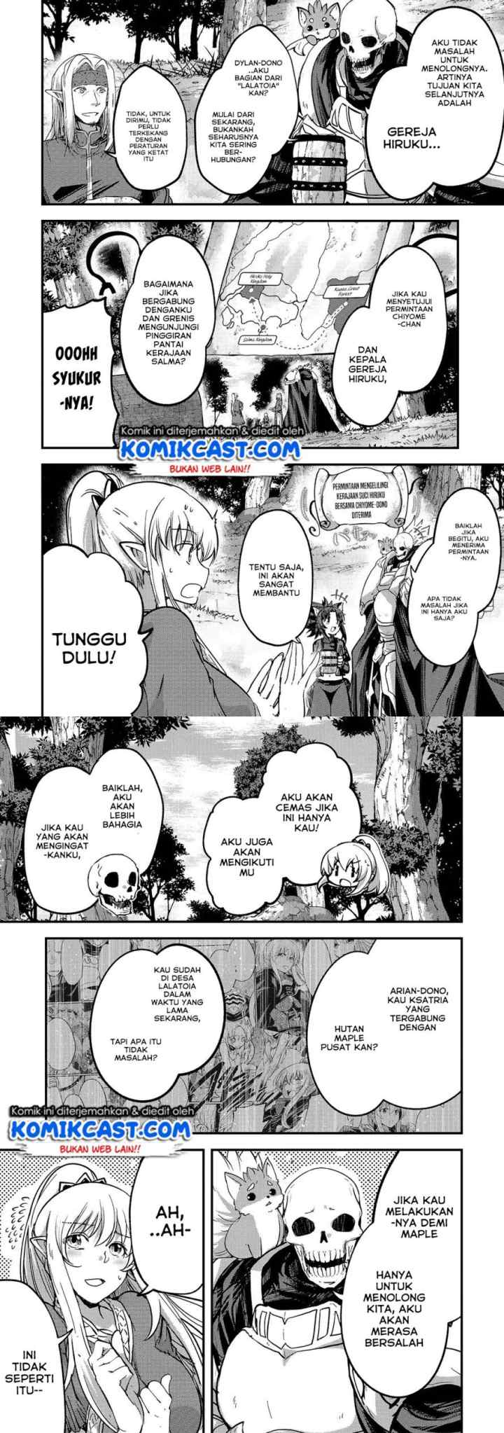 Gaikotsu Kishi-sama, Tadaima Isekai e Odekakechuu chapter 34 halaman 9