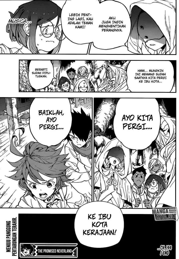Yakusoku no Neverland chapter 144 halaman 20