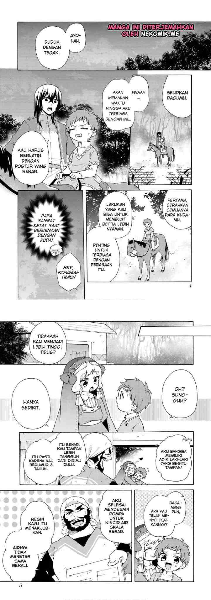 Tada Shiawasena Isekai Kazoku Seikatsu chapter 21 halaman 4