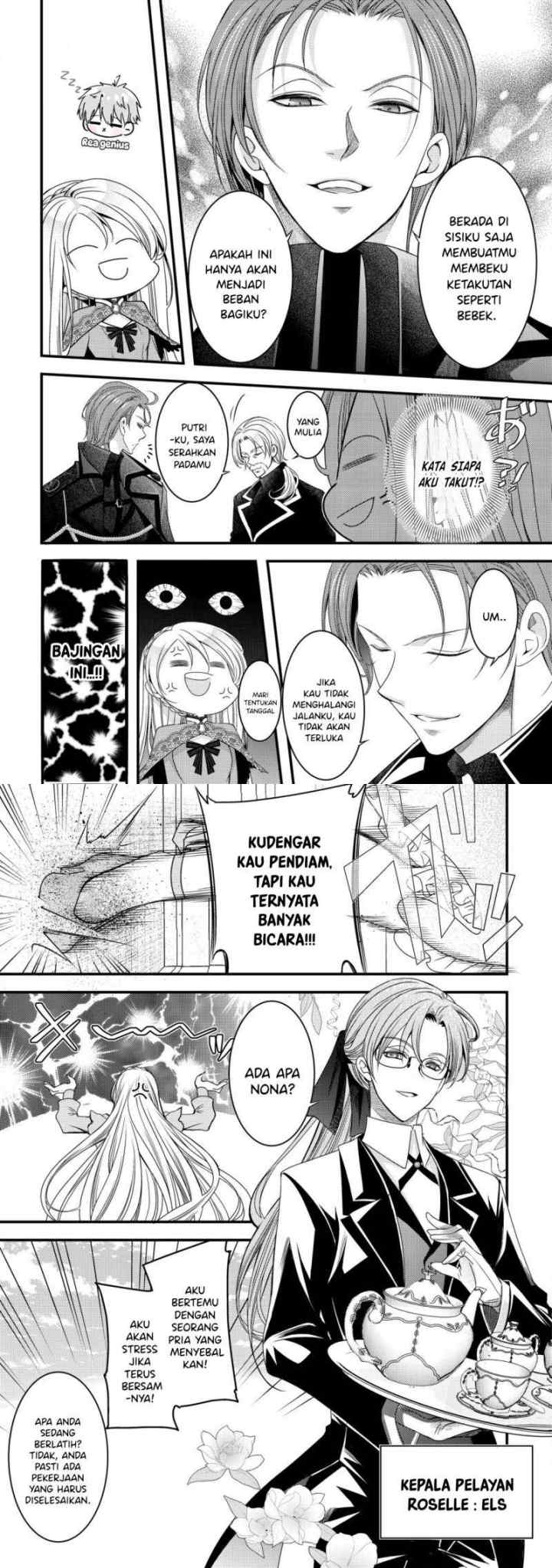 Tensei shita Onna Mafia wa Isekai de Heibon ni Kurashitai - Asashin Ikka no Hakushaku Reijou desu ga, Denshi to Akuma na Danchou ga Tsukimatottekimasu chapter 1 halaman 10