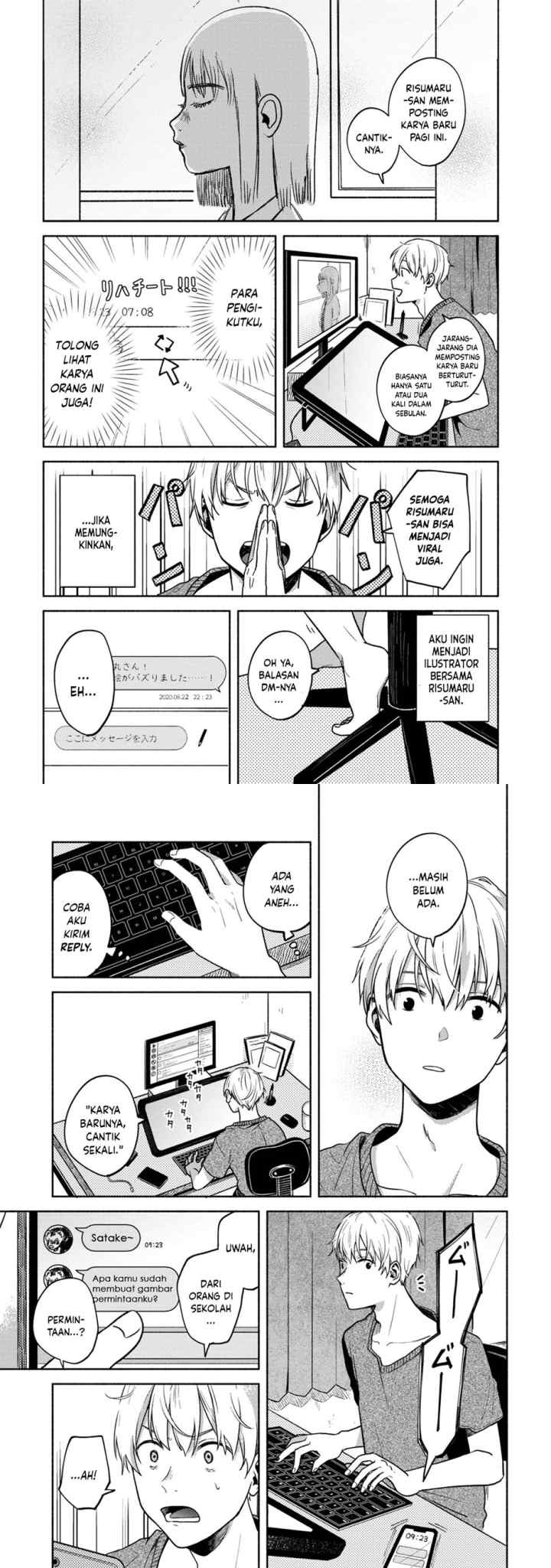 Kimi no Fude wo Oritai chapter 1 halaman 8