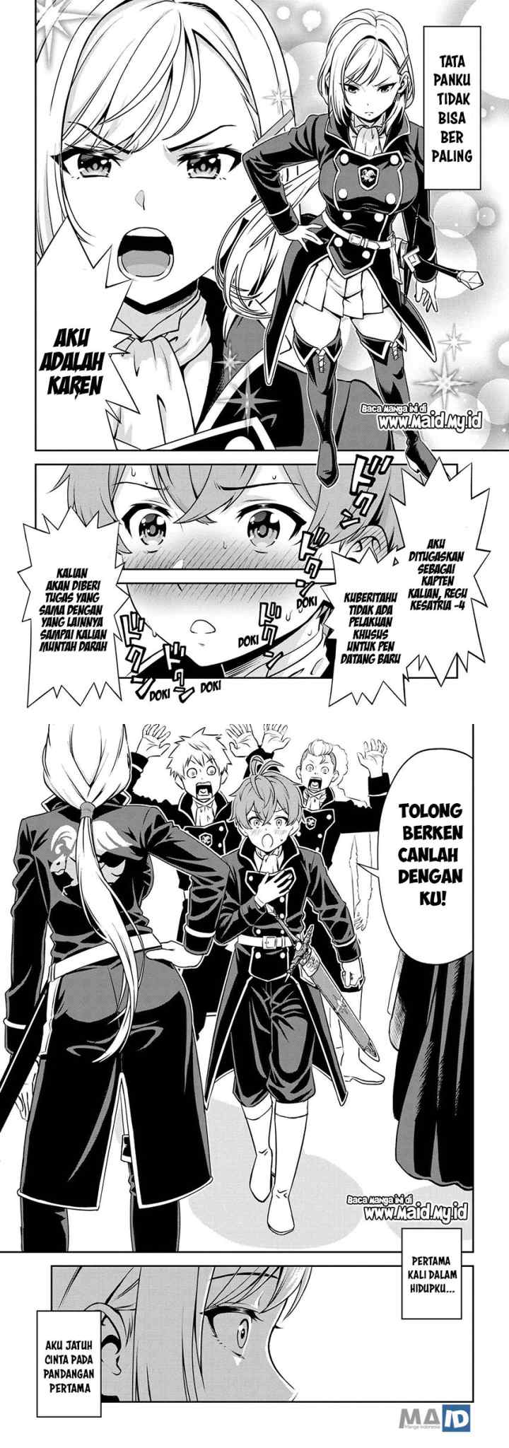 Toshiue Elite Onna Kishi Ga Boku No Mae De Dake Kawaii chapter 1.1 halaman 8
