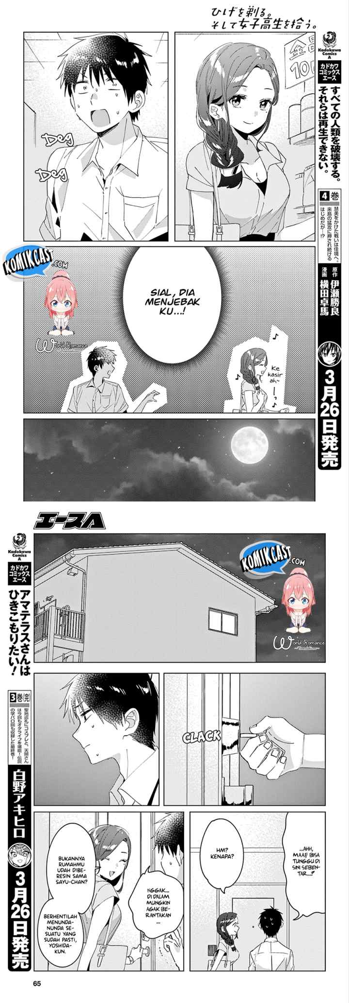 Hige Wo Soru. Soshite Joshikosei Wo Hirou chapter 15 halaman 8