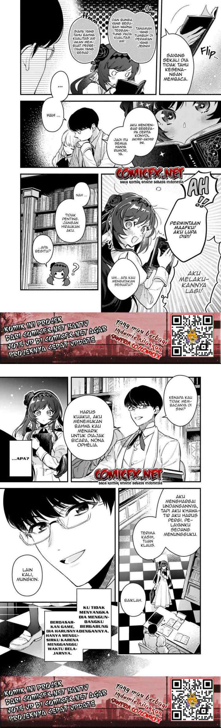 Akuyaku Reijou Route ga Nai Nante, Dare ga Itta no? chapter 8.1 halaman 15