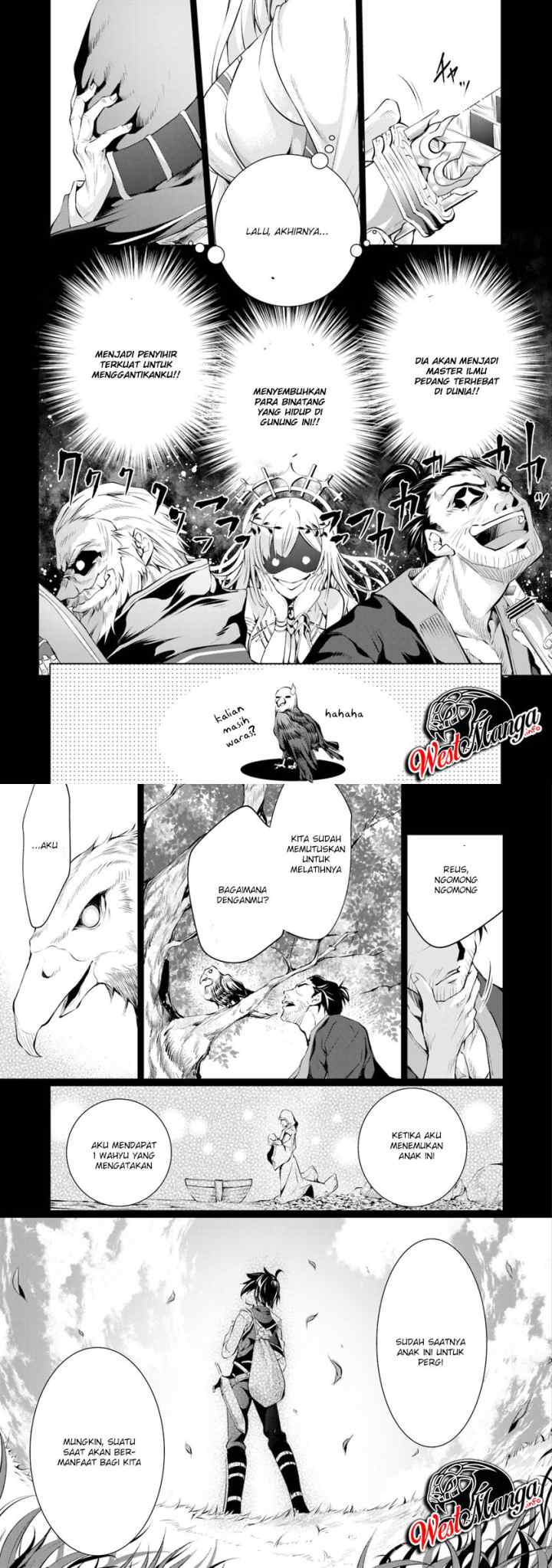 Kamigami ni Sodaterare Shimo no, Saikyou to Naru chapter 1.2 halaman 9