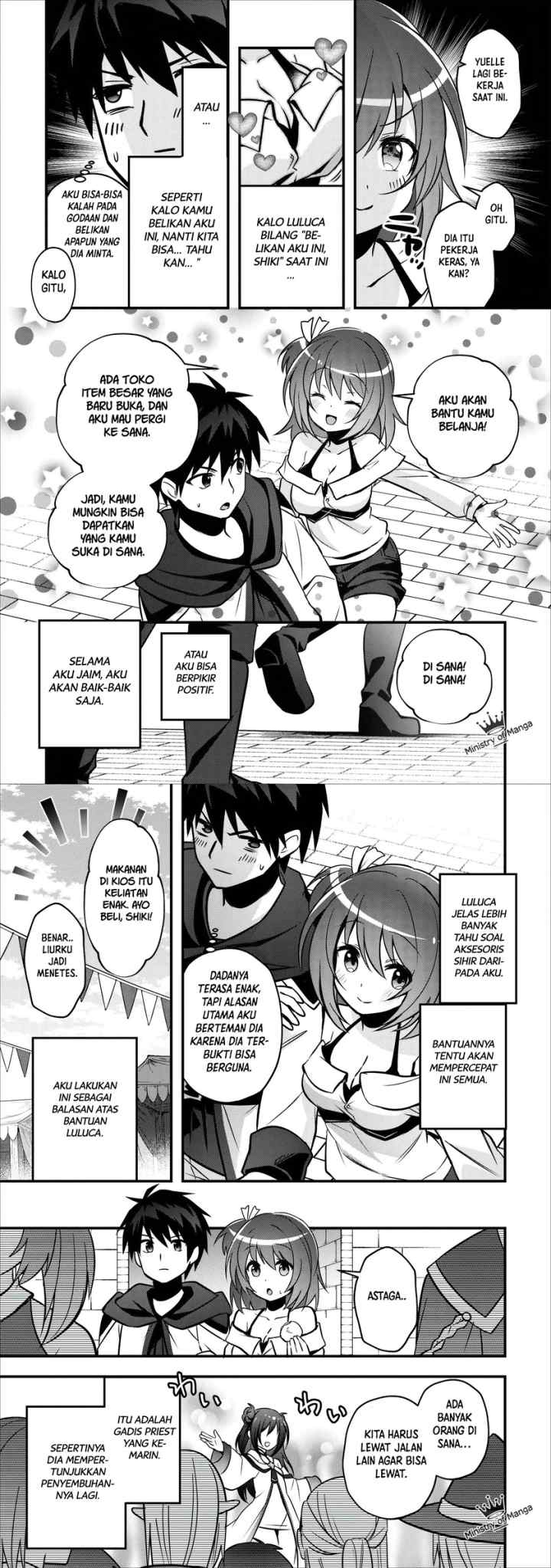 Isekai no Meikyuu Toshi de Chiyu Mahoutsukai Yattemasu chapter 12 halaman 11