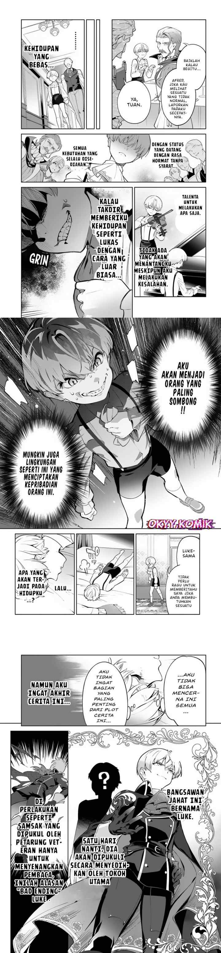Kiwamete Goumantaru Akuyaku Kizoku no Shogyou chapter 1 halaman 7