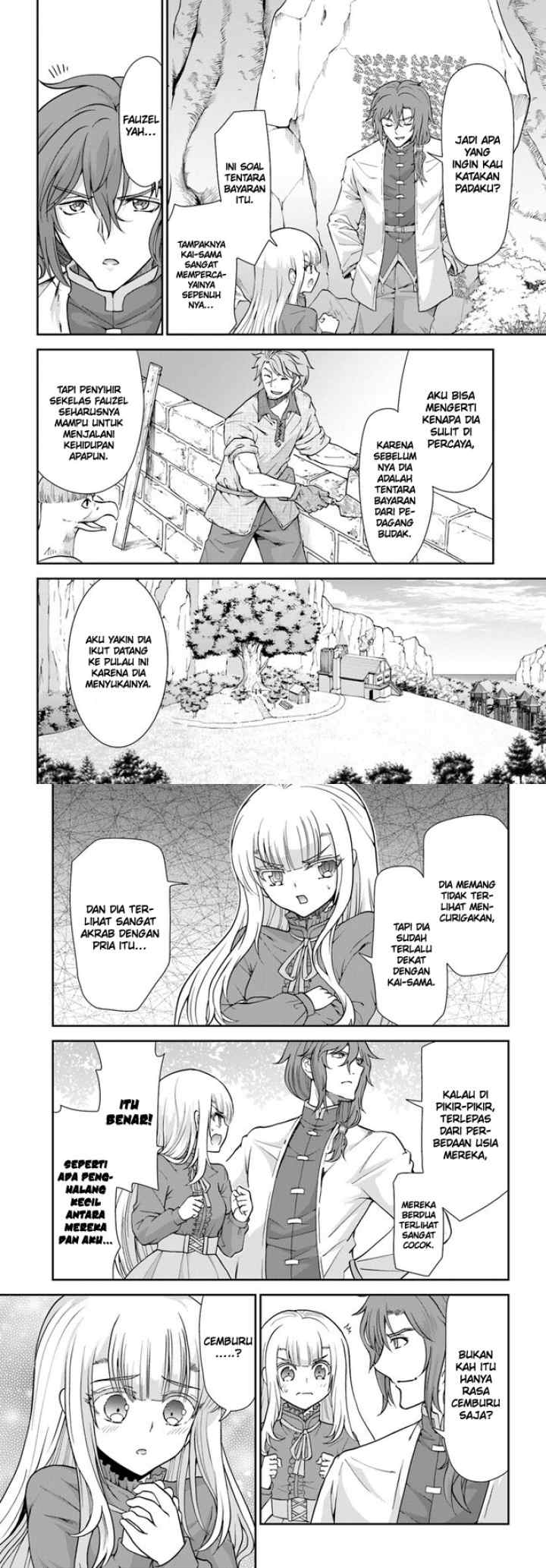 Tenohira Kaitaku Mura de Isekai Kenkokuki: Fueteku Yome-tachi to Nonbiri Mujintou Life chapter 44 halaman 9
