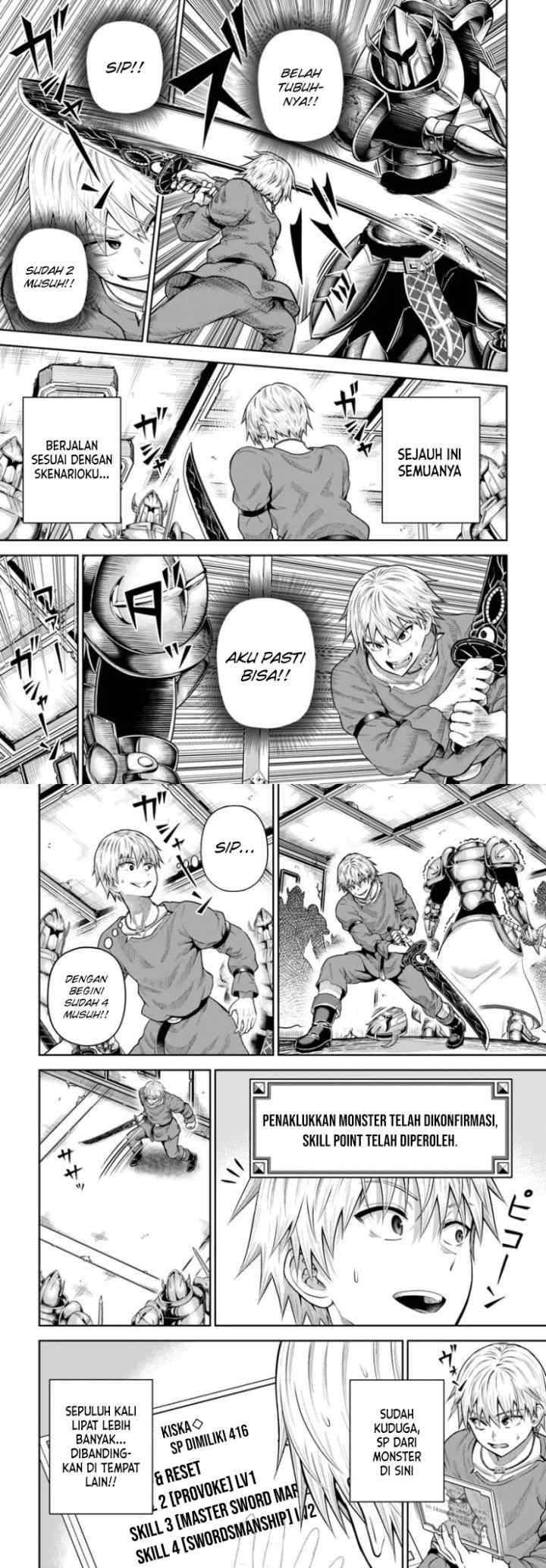 Dungeon ni Hisomu Yandere na Kanojo ni Ore wa Nando mo Korosareru chapter 15 halaman 12