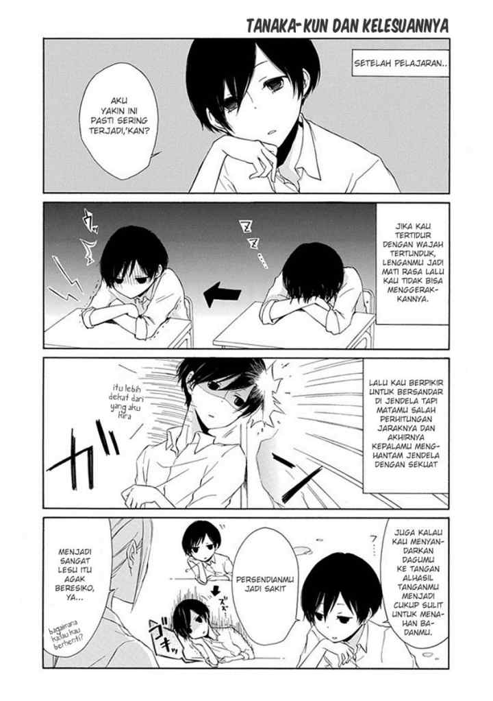 Tanaka-kun wa Itsumo Kedaruge chapter 2 halaman 4