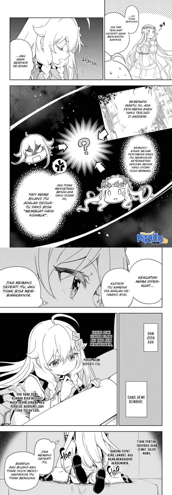 Chichi wa Eiyuu Haha wa Seirei Musume no Watashi wa Tenseisha chapter 40 halaman 10
