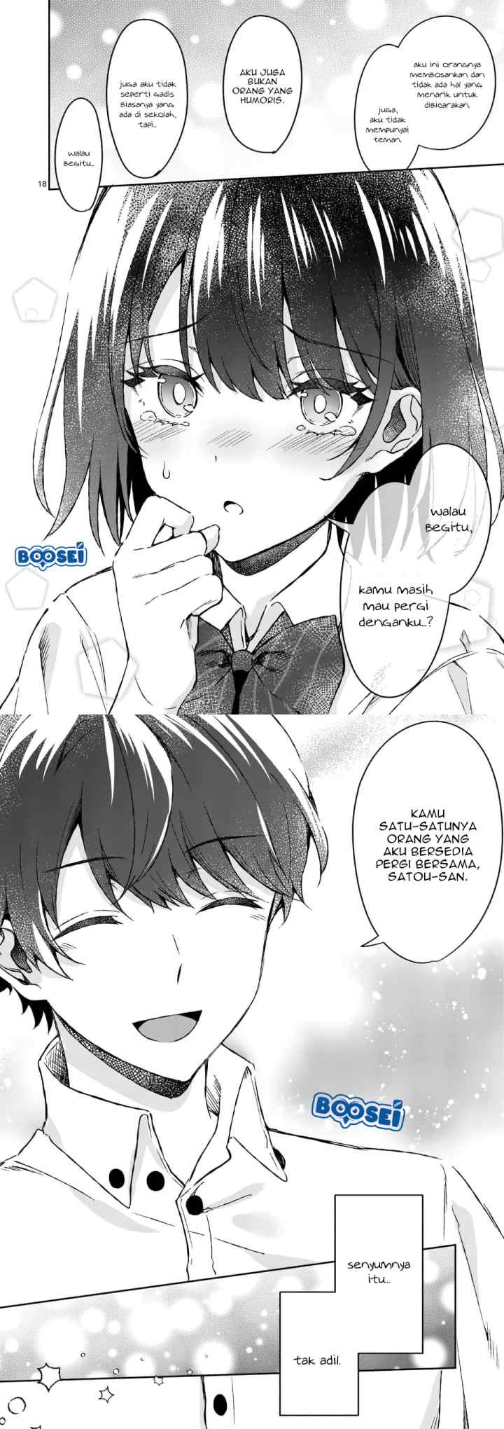 Shiotaiou no Sato-san ga Ore ni dake Amai chapter 7 halaman 10