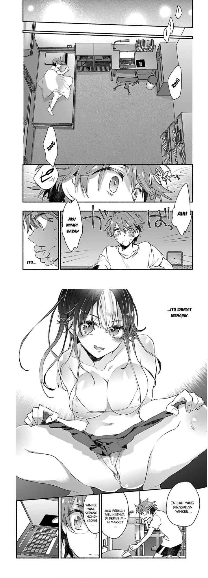 Yankee Musume ni Natsukarete Kotoshi mo Juken ni Shippai Shisou Desu chapter 6 halaman 4