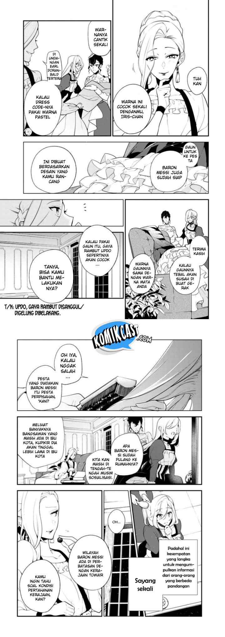 Koushaku Reijou no Tashinami chapter 33 halaman 8