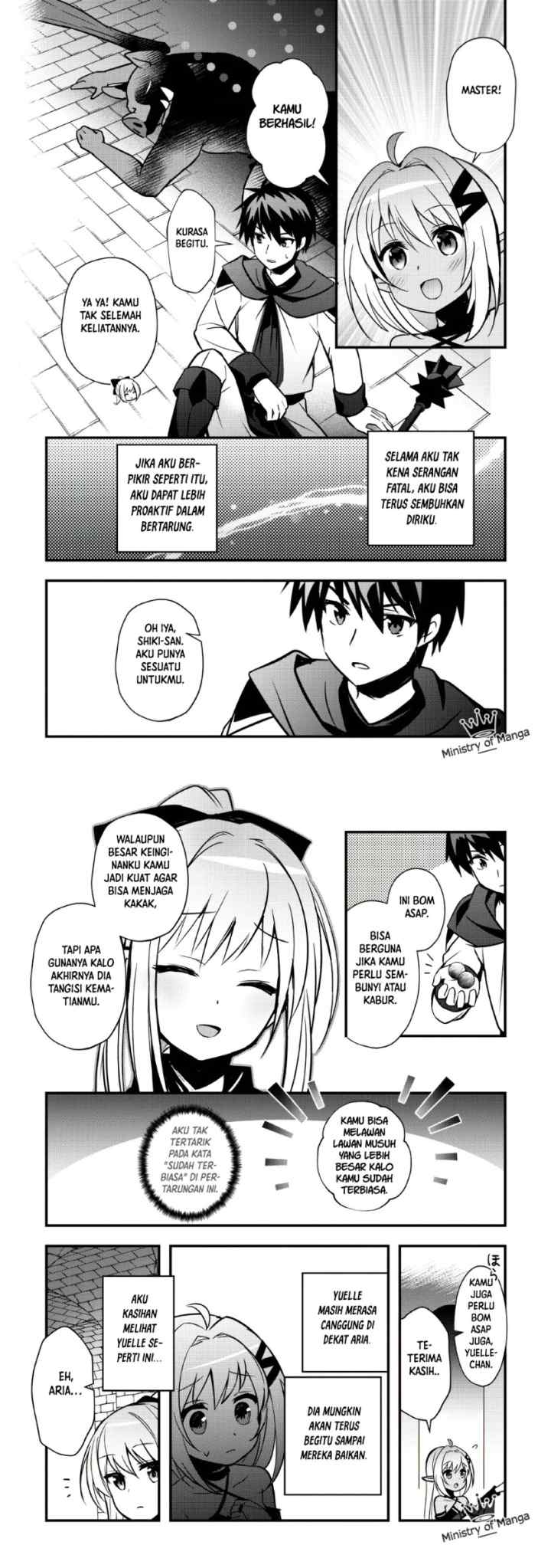 Isekai no Meikyuu Toshi de Chiyu Mahoutsukai Yattemasu chapter 14 halaman 15