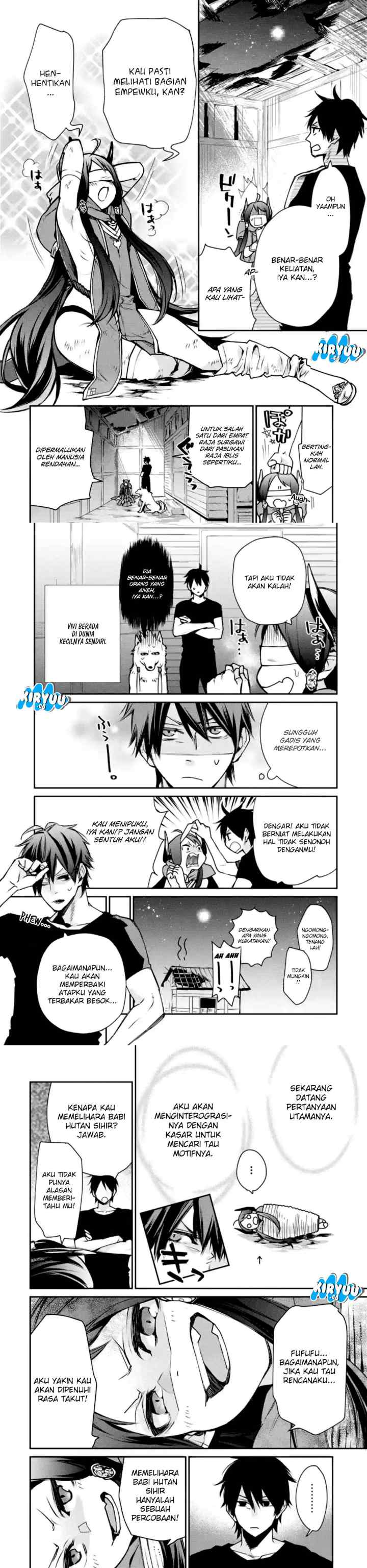 Saikyou no Madoshi. Hisa ni Ya wo Ukete Shimatta no de Inaka no Eihei ni Naru chapter 4 halaman 7