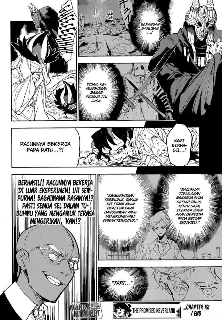 Yakusoku no Neverland chapter 151 halaman 17