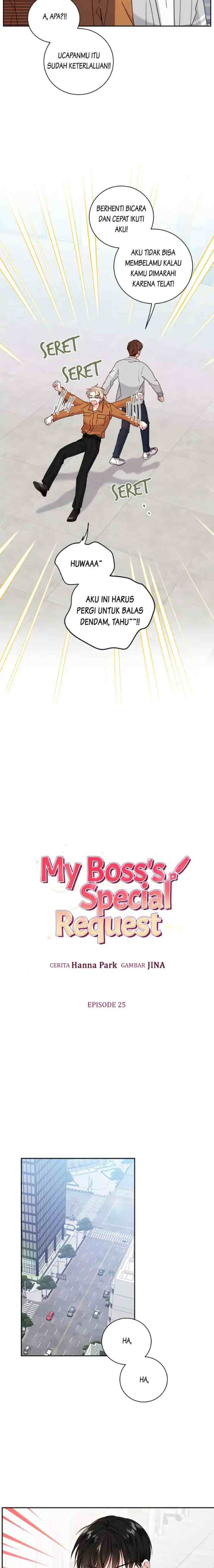 My Boss's Special Request chapter 25 halaman 6