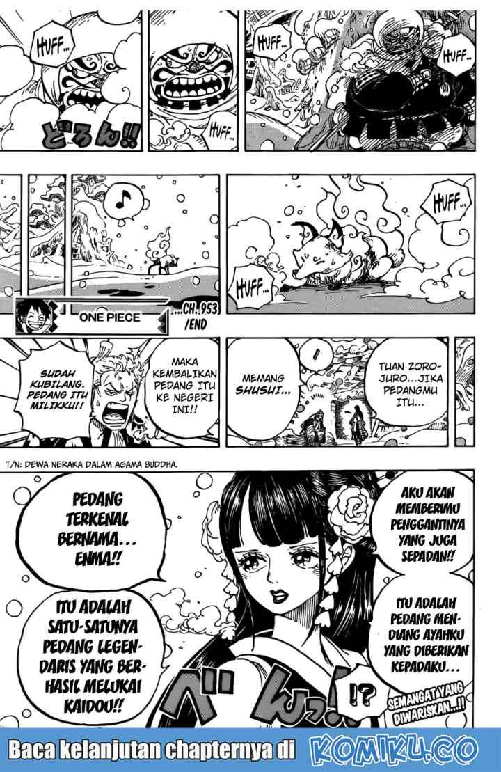 One Piece chapter 953 halaman 17