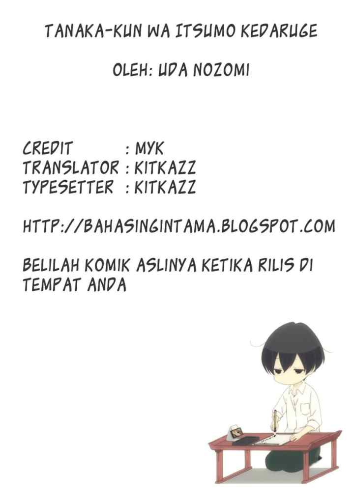 Tanaka-kun wa Itsumo Kedaruge chapter 1 halaman 18