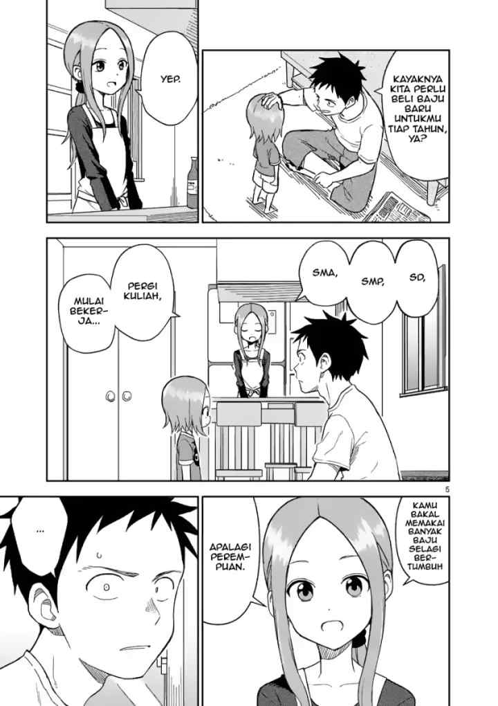 Karakai Jouzu no (Moto) Takagi-san chapter 156 halaman 5