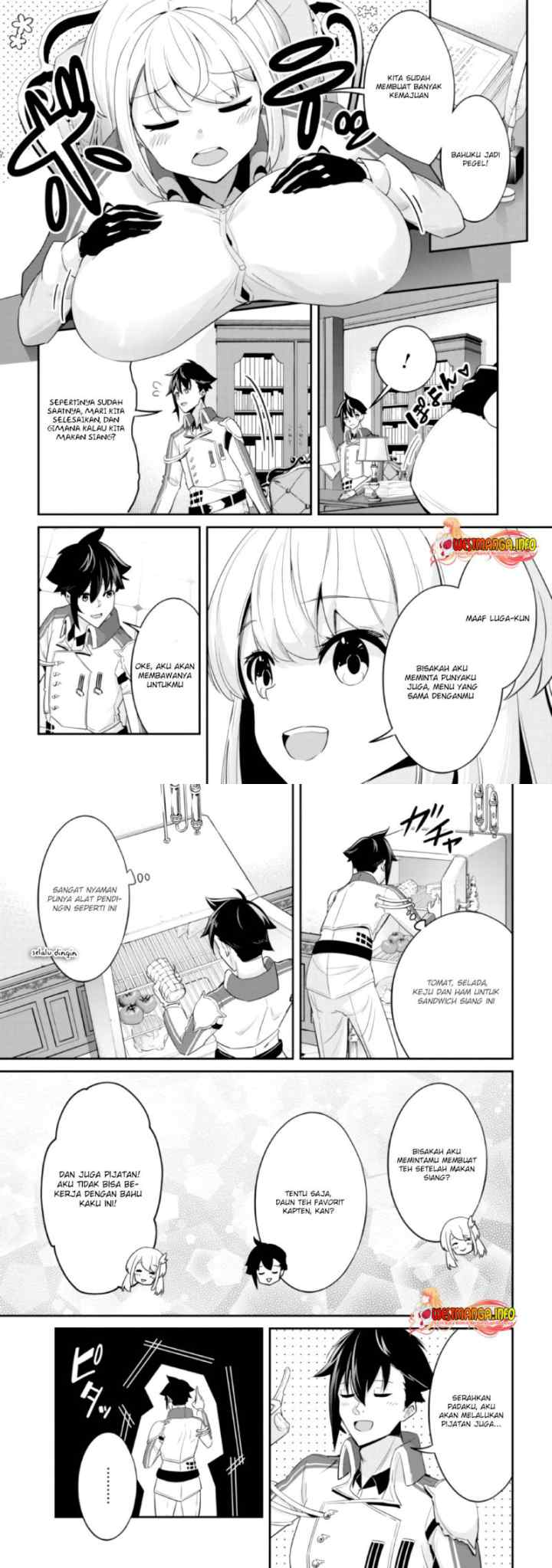 Seikishi ni Natta kedo Danchou no Oppai ga Sugosugite Kokoro ga Kiyomerarenai chapter 4 halaman 8