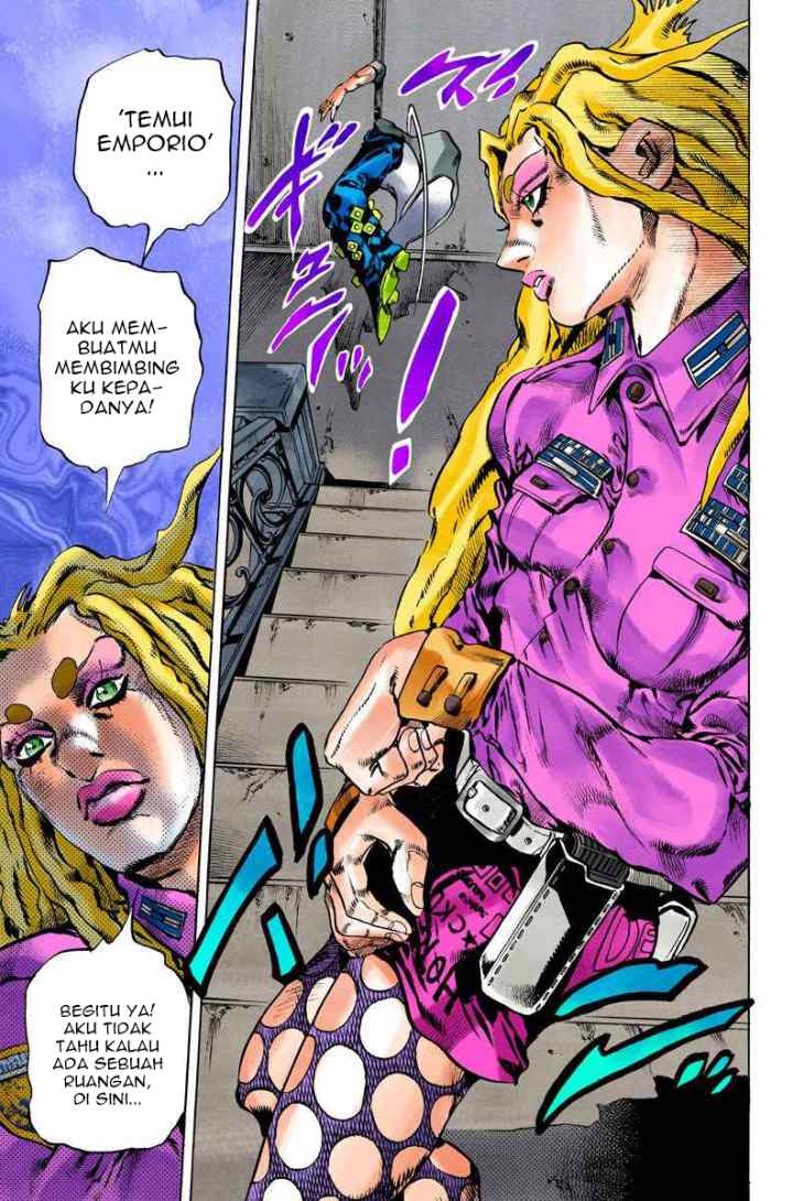 JoJo no Kimyou na Bouken - Stone Ocean chapter 99 halaman 19