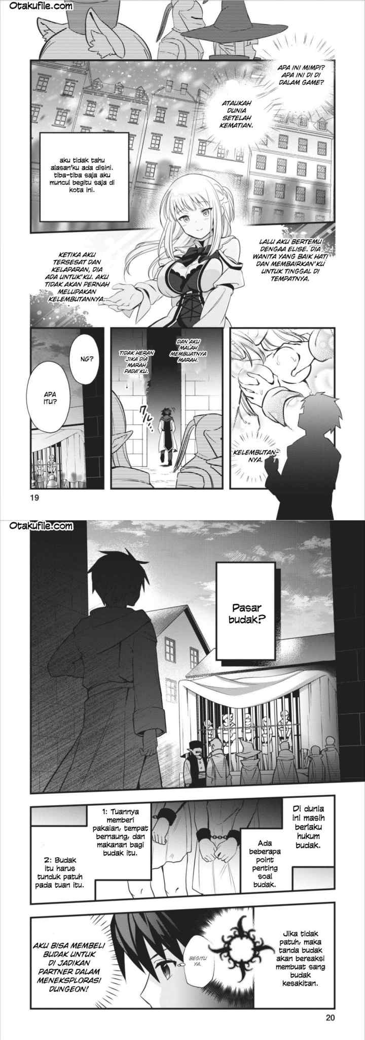 Isekai no Meikyuu Toshi de Chiyu Mahoutsukai Yattemasu chapter 1 halaman 10