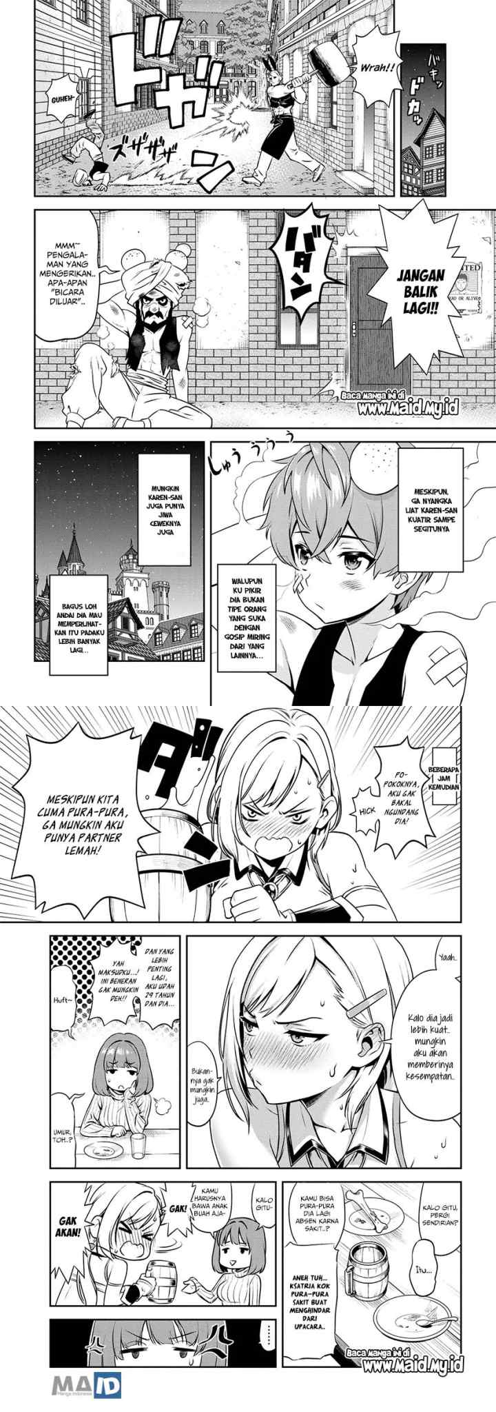 Toshiue Elite Onna Kishi Ga Boku No Mae De Dake Kawaii chapter 1.2 halaman 10