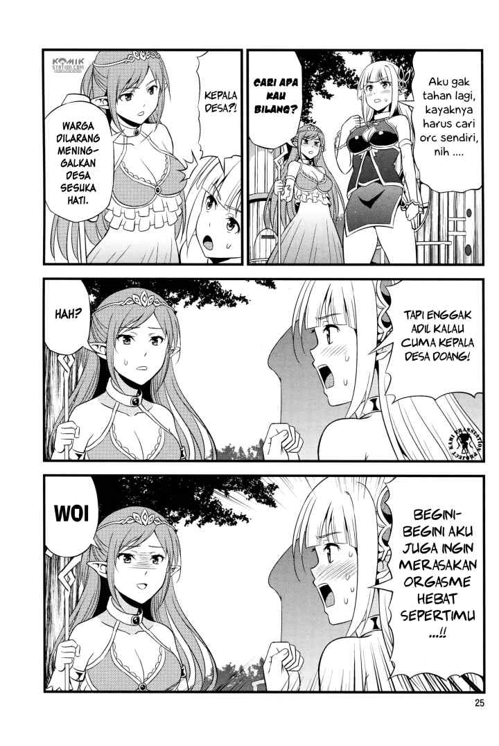 Hentai Elf to Majime Orc chapter 2.5 halaman 7