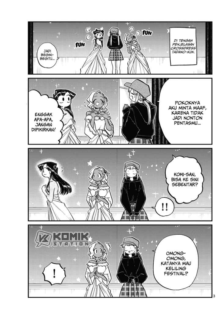 Komi-san wa Komyushou Desu chapter 225 halaman 4