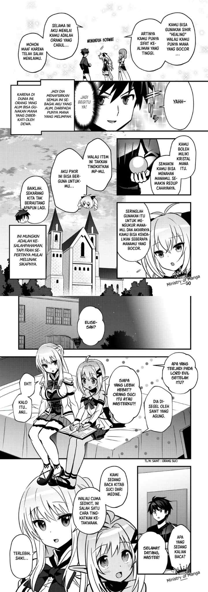 Isekai no Meikyuu Toshi de Chiyu Mahoutsukai Yattemasu chapter 13 halaman 16