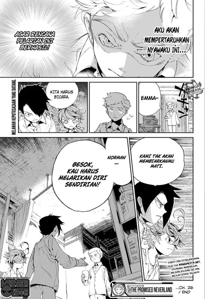 Yakusoku no Neverland chapter 26 halaman 20