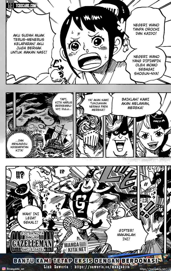One Piece chapter 1004 halaman 5