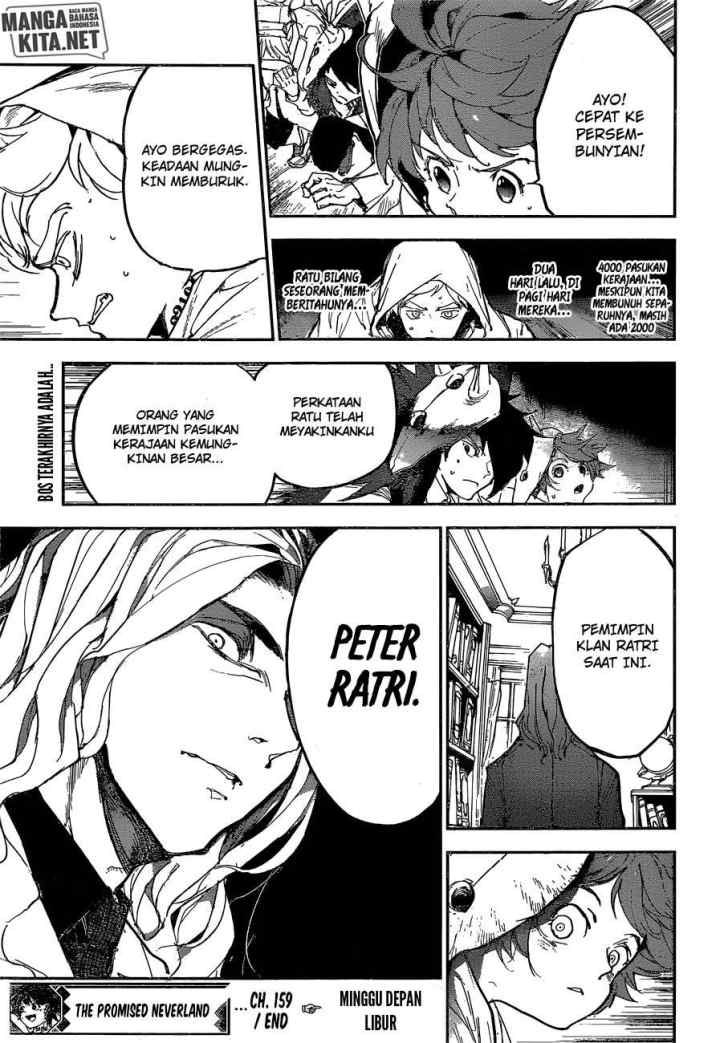 Yakusoku no Neverland chapter 159 halaman 11