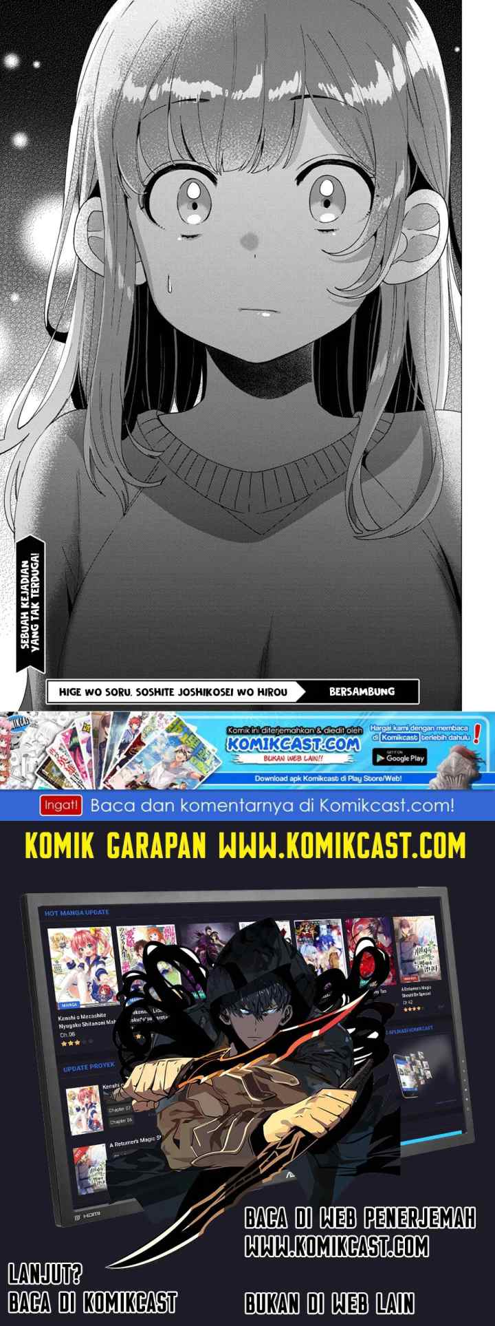 Hige Wo Soru. Soshite Joshikosei Wo Hirou chapter 8 halaman 15
