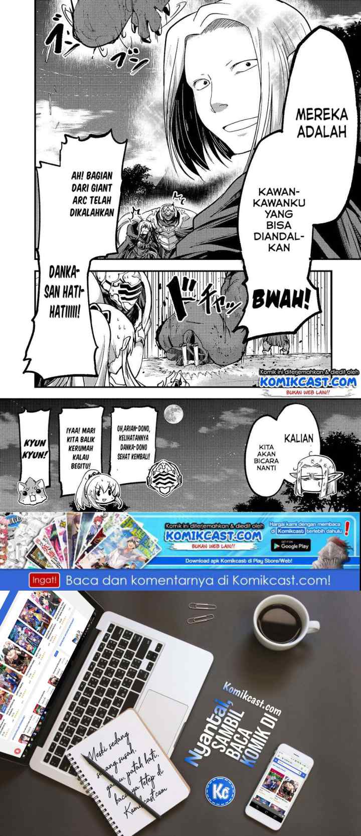 Gaikotsu Kishi-sama, Tadaima Isekai e Odekakechuu chapter 28 halaman 15